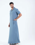 Denimy style Jallabiya - arabic mens summer wear jS24- 001