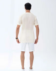 Gauzy Men's Summer Casual Cotton Top 002 Al Telal Gents Fashion