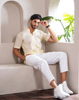 Gauzy Men's Summer Casual Cotton Top 005