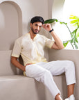 Gauzy Men's Summer Casual Cotton Top 002