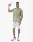 Gauzy Men's Summer Casual Cotton Top 004