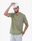 Gauzy Men's Summer Casual Cotton Top 004