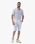 Elite Men's Linen Polo Shirt andTrouser Set