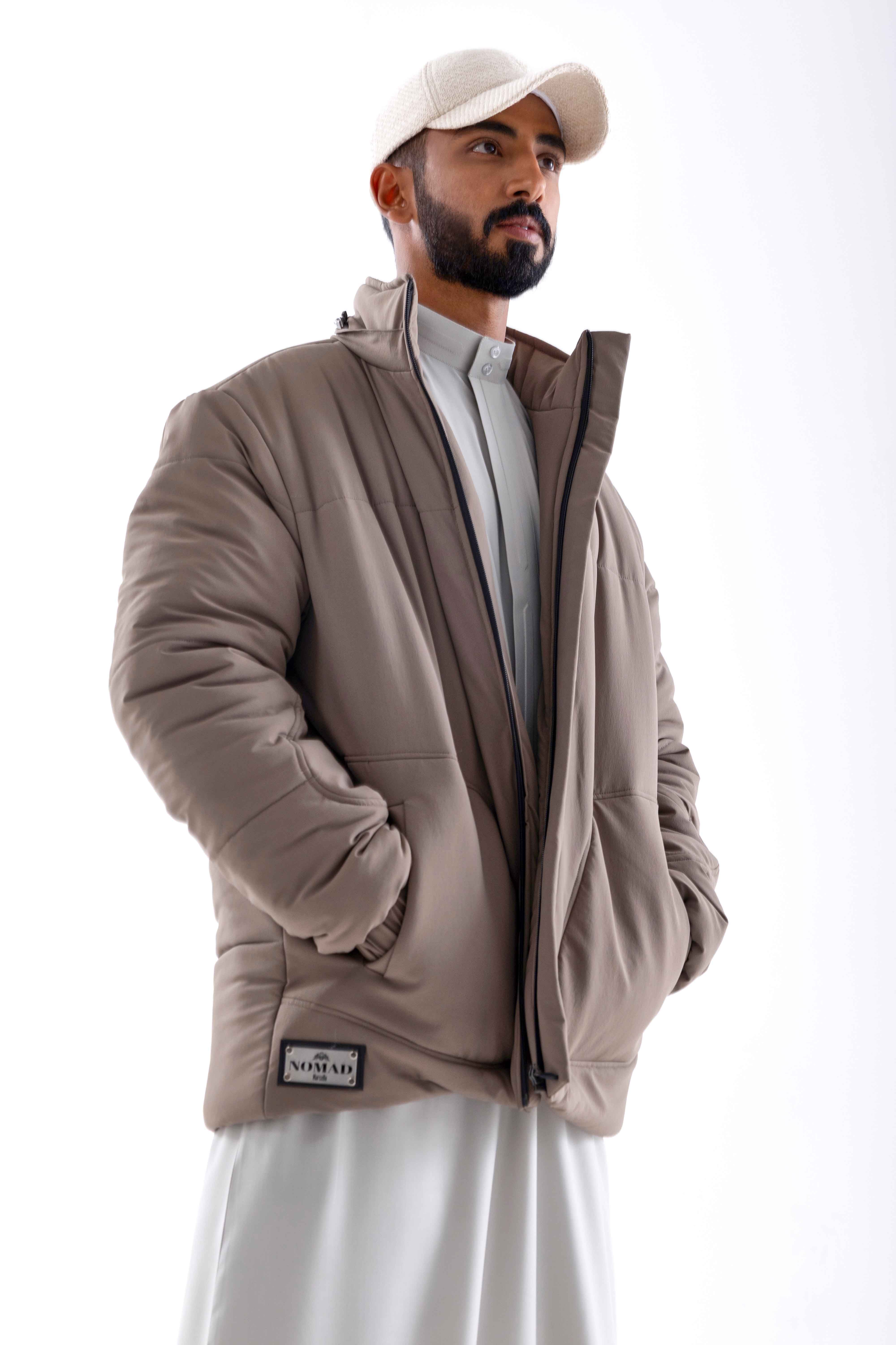 The Dune Jacket Dusty brown Outer Shell (-10°C Rated) Al Telal Gents Fashion