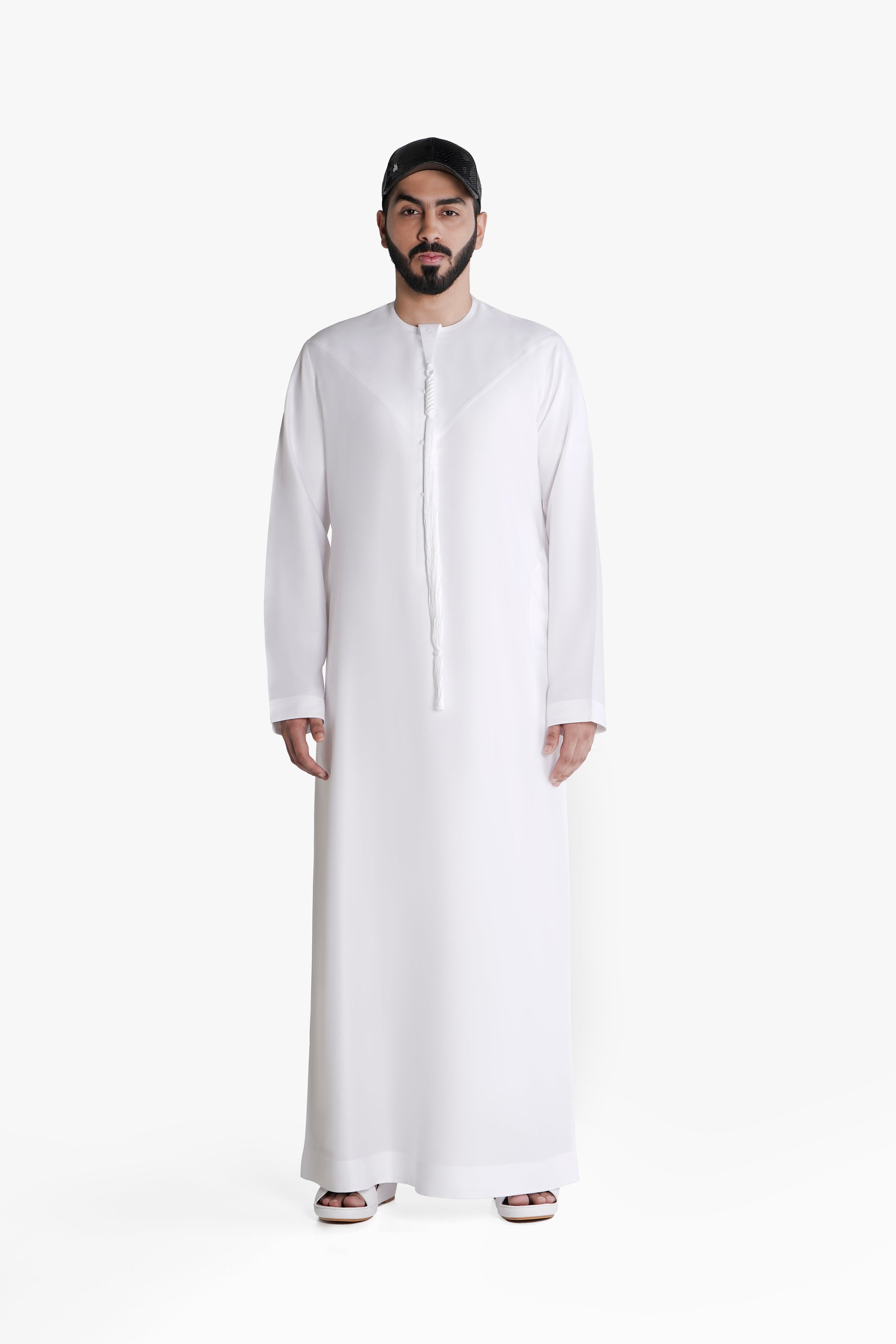 Telal Classic Kandura | Traditional UAE Arabic kandora Design with Premium Japan Fabric | Pearl White Edition Al Telal Gents Fashion