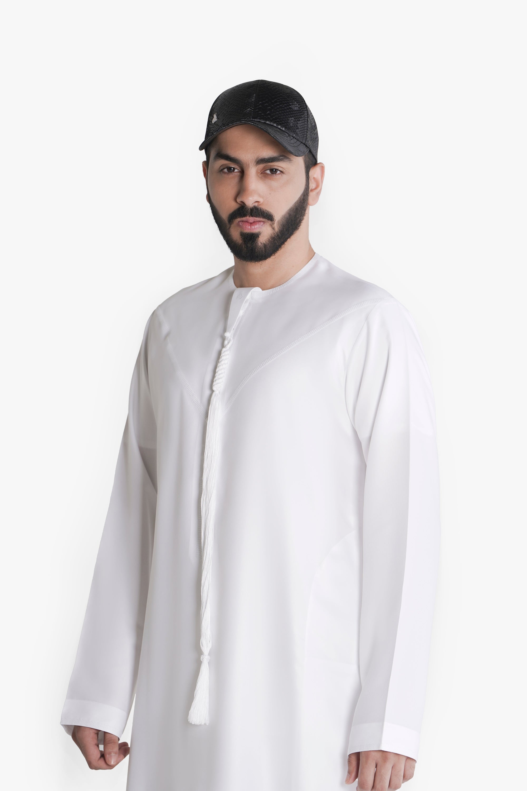 Telal Classic Kandura | Traditional UAE Arabic kandora Design with Premium Japan Fabric | Pearl White Edition Al Telal Gents Fashion