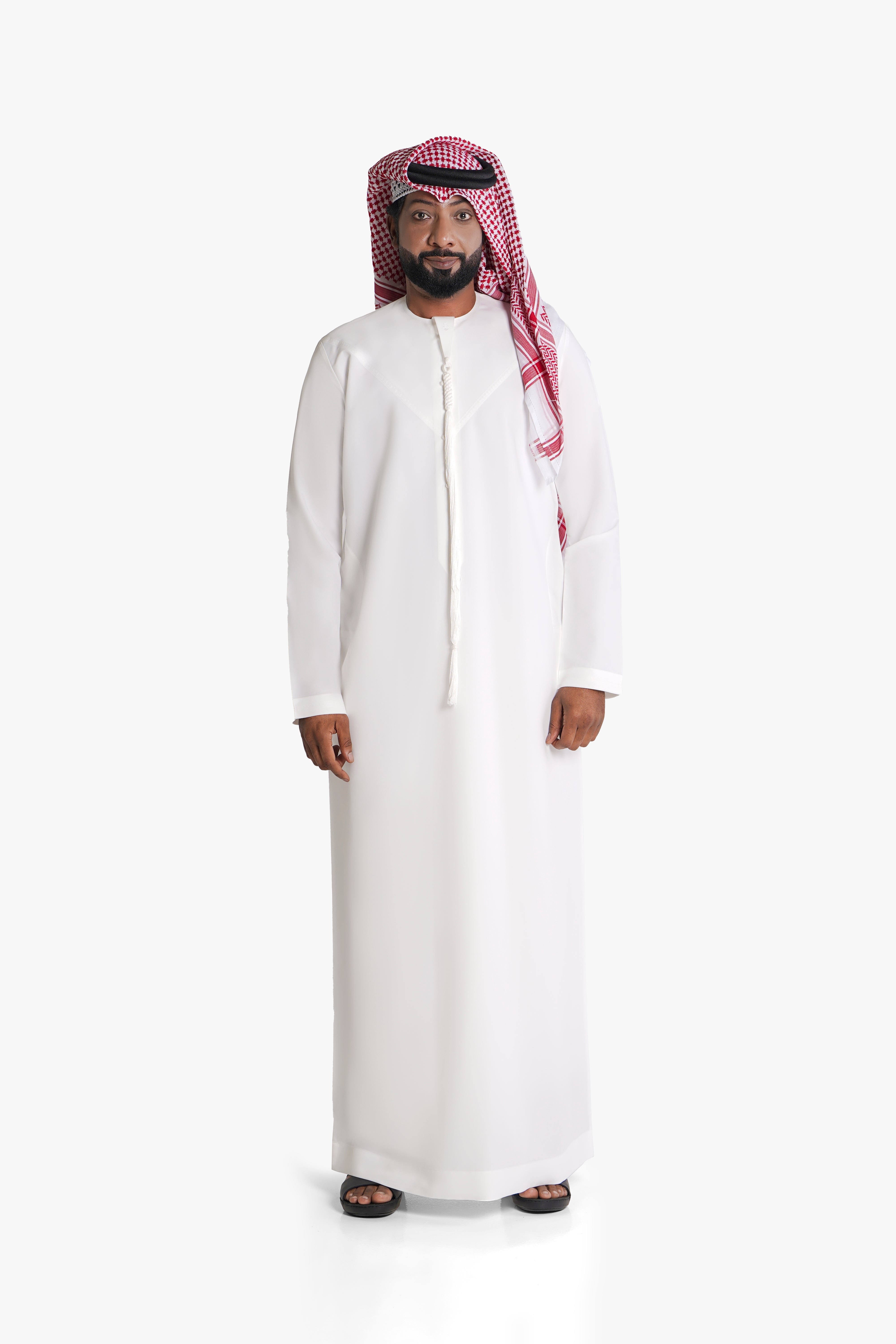 Telal Classic Arabic Kandura | Traditional UAE Design with Premium Japan Fabric - White Gold Edition Al Telal Gents Fashion