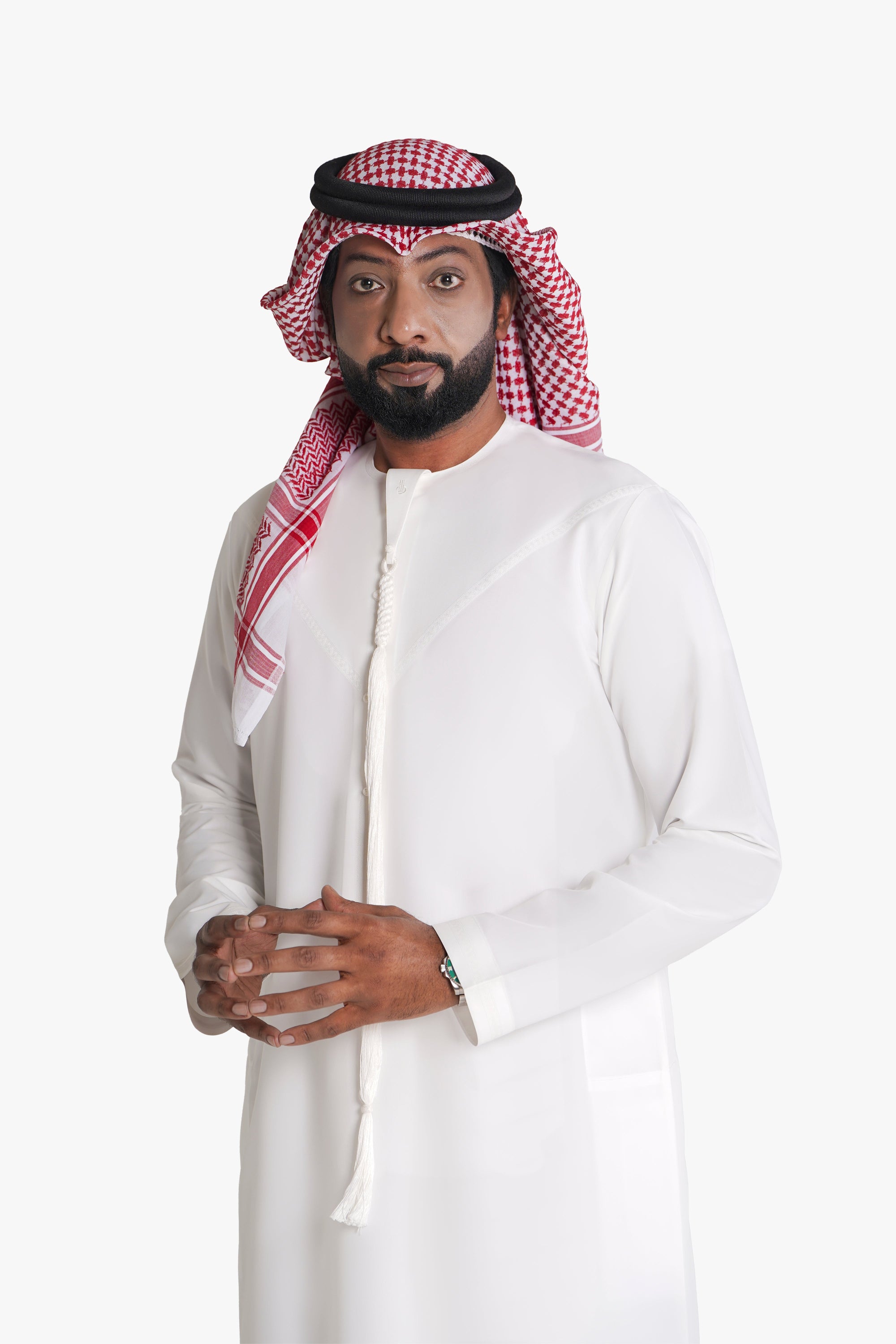 Telal Classic Arabic Kandura | Traditional UAE Design with Premium Japan Fabric - White Gold Edition Al Telal Gents Fashion