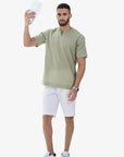 Gauzy Men's Summer Casual Cotton Top 004 Al Telal Gents Fashion