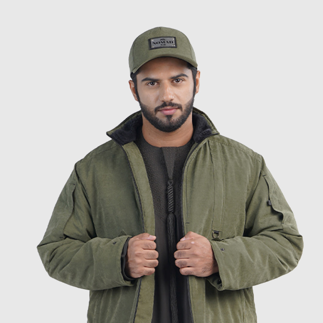 AeroBulk Detachable Hood Winter Jacket Al Telal Gents Fashion