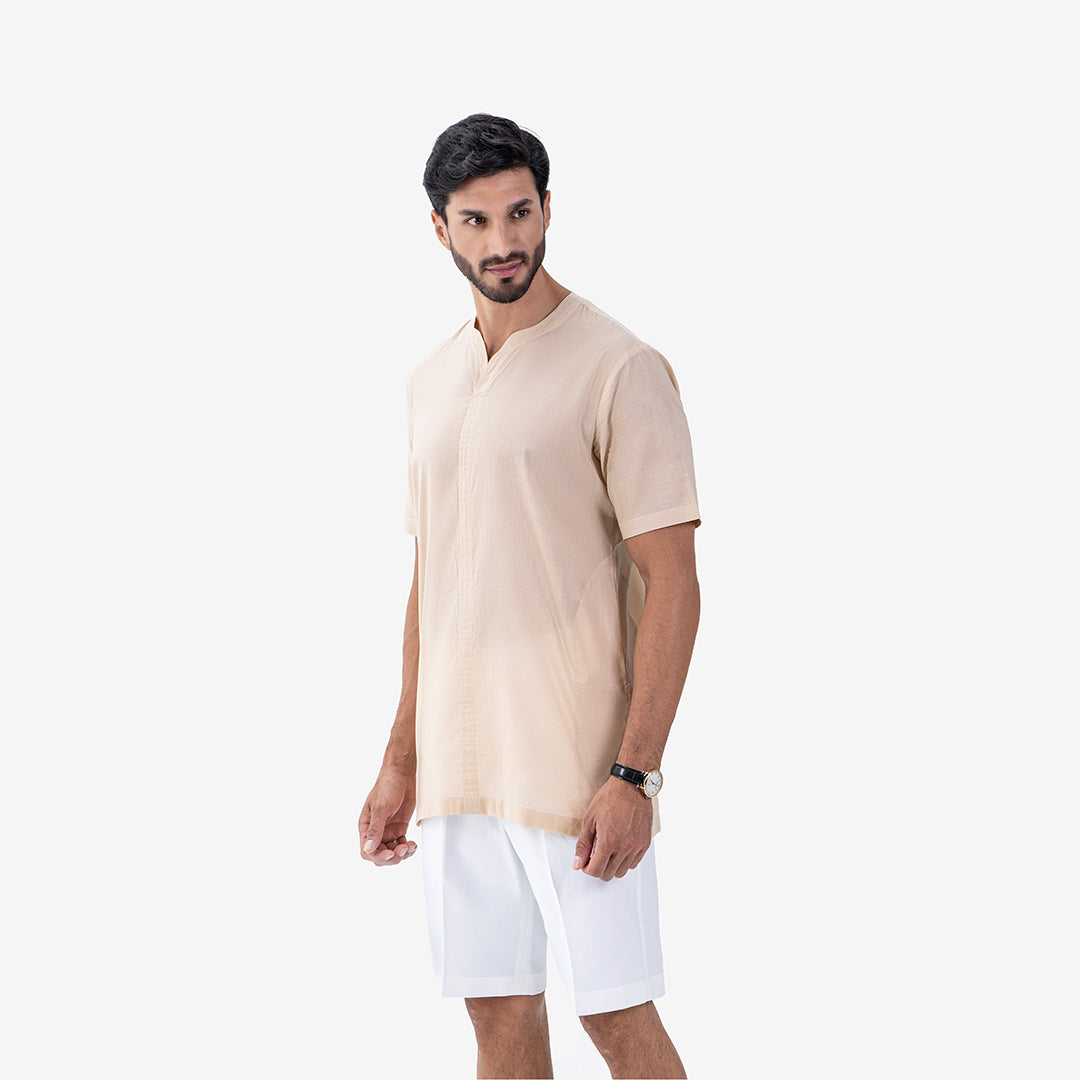 Gauzy Men's Summer Casual Cotton Top 005