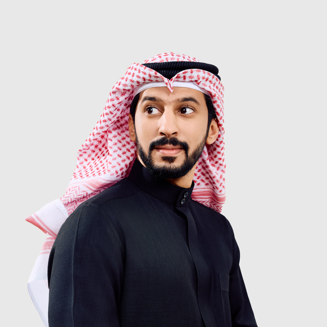 KUWAITI Collar Winter Kandora – Grey Striped (Telal Exclusive) Al Telal Gents Fashion