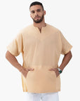 Gauzy Men's Summer Casual Cotton Top 003 Al Telal Gents Fashion