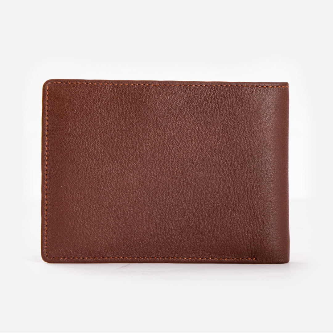 CARLO Bi-Fold Quadrat Leather Wallet