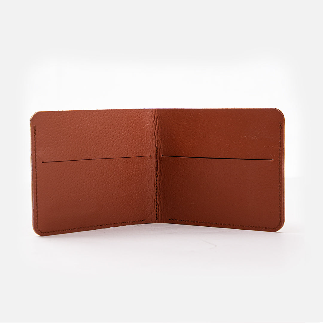 CARLO Bi-Fold Minimalist Leather Wallet