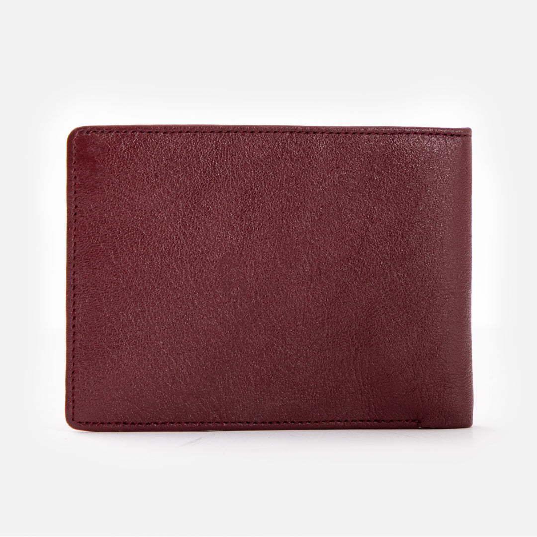 CARLO Bi-Fold Quadrat Leather Wallet